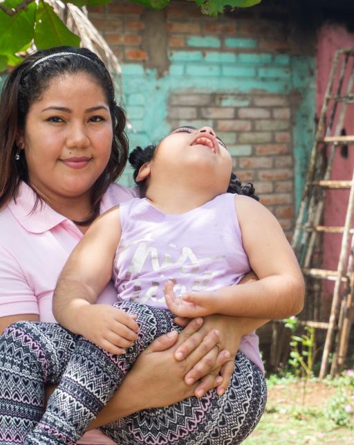 Mother with her child