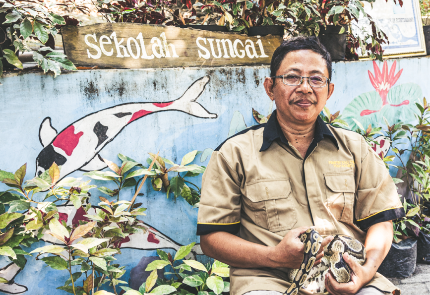 Biologist Totok Pratopo