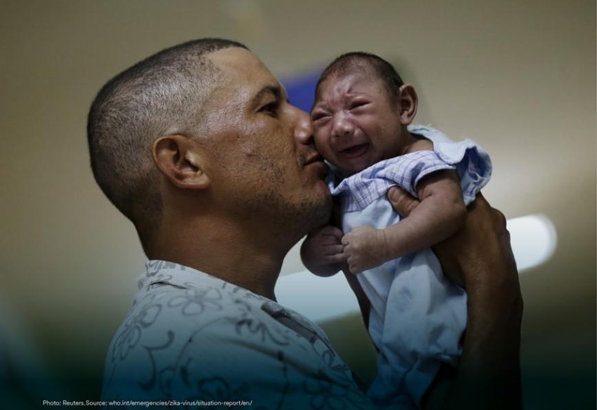 Zika father baby