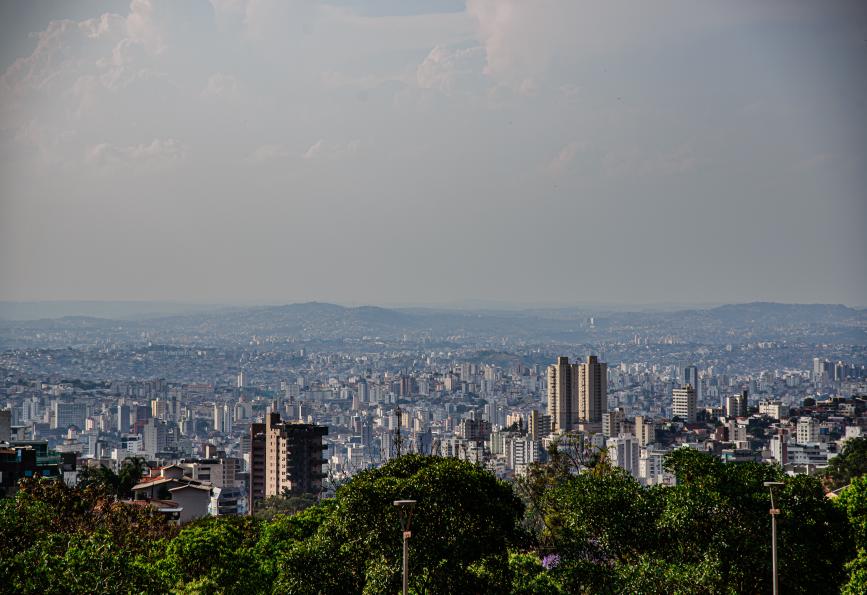 The skyline of Belo Horizonte, Brazil