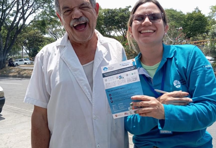 Employees from World Mosquito Program Cali in Colombia